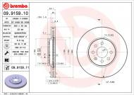 09.9159.11 BREMBO - TARCZA HAM OPEL ASTRA H 