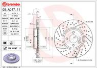 09.A047.11 BREMBO - TARCZA HAM. MINI COOPER S 06- 