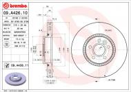 09.A426.11 BREMBO - TARCZA HAM. VOLVO S60 10- 