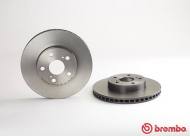 09.A713.11 BREMBO - TARCZA HAMULCOWA TOYOTA PRIUS  03-09 PRZÓD