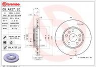 09.A727.21 BREMBO - TARCZA HAM.PRZÓD RENAULT KANGOO 08- 