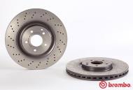 09.A731.11 BREMBO - TARCZA HAM.PRZÓD MERCEDES C W203 03-07 