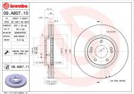 09.A807.11 BREMBO - TARCZA HAM.PRZOD KIA SPORTAGE 06- 