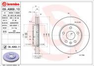 09.A969.11 BREMBO - TARCZA HAM.PRZOD OPEL INSIGNIA 08- 16' 