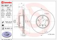 09.B337.21 BREMBO - TARCZA HAM.PRZÓD BMW 3 E90 05- 