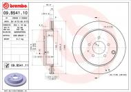 09.B541.11 BREMBO - TARCZA HAM. MAZDA CX-7 07- 