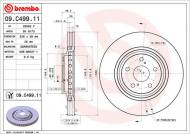 09.C499.11 BREMBO - TARCZA HAM. LEXUS RX/NX TOYOTA RAV4 12- 