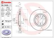 09.D420.11 BREMBO - TARCZA HAMULC. CITROEN JUMPY  16- TYŁ BREMBO