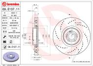 09.E137.11 BREMBO - TARCZA HAMULC. MERCEDES V167 GLE 18- BREMBO