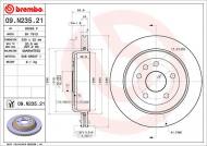 09.N235.21 BREMBO - TARCZA HAMULC. JEEP GRAND CHEROKEE  10- TYŁ BREMBO