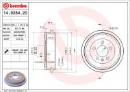 14.9384.20 BREMBO - BEBEN HAM. SKODA FABIA VW POLO 