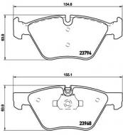 P06036 BREMBO - KLOCKI HAM. BMW 3 (E90) 