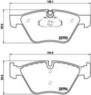 P06057 BREMBO - KLOCKI HAM. BMW 5 E60/E61 