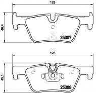 P06071 BREMBO - KLOCKI HAM. BMW1 