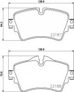 P06092 BREMBO - KLOCKI HAM.PRZOD BMW 2 14- MINI 14- 