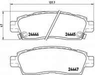 P10010 BREMBO - KLOCKI HAM. CHEVROLET TRAILBLAZER 