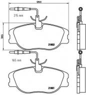 P23061 BREMBO - KLOCKI HAM. CITROEN EVASION 