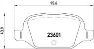 P23064 BREMBO - KLOCKI HAM. FIAT PUNTO II 1,8 TYŁ 