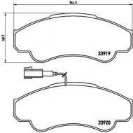 P23092 BREMBO - KLOCKI HAM. DUCATO/JUMPER 18Q 09 