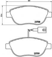 P23137 BREMBO - KLOCKI HAM. FIAT DOBLO/GRANDE PUNTO 