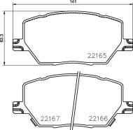 P23164X BREMBO - KLOCKI HAMULC. FIAT 500X 14- PRZÓD BREMBO