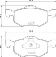 P24219 BREMBO - KLOCKI HAMULC. FORD MAVERICK 01-03 PRZÓD BREMBO