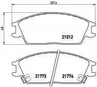 P30024 BREMBO - KLOCKI HAM. HYUNDAI 