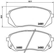 P30039 BREMBO - KLOCKI HAM. KIA CARENS 2.0 05.06 