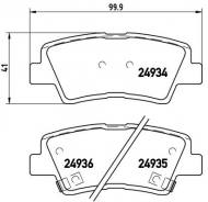 P30047 BREMBO - KLOCKI HAM. KIA SOUL TYŁ 