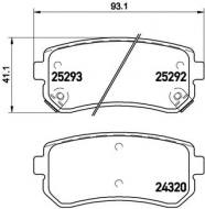 P30051 BREMBO - KLOCKI HAM. 