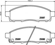 P56102 BREMBO - KLOCKI HAM.PRZOD NISSAN NV200 10- 