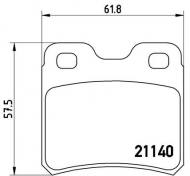 P59018 BREMBO - KLOCKI HAM. OPEL ASTRA F 