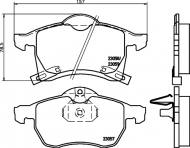 P59032 BREMBO - KLOCKI HAM. OPEL ASTRA G 