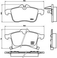 P59045X BREMBO -  KLOCKI HAMULCOWE XTRA PRZOD 