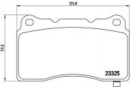 P59079 BREMBO - KLOCKI HAM. SUBARU FORESTER 