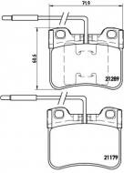 P61034 BREMBO - KLOCKI HAMULCOWE CITROEN AX  -98 