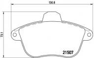 P61048 BREMBO - KLOCKI HAM. PEUGEOT 605 