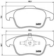 P61086 BREMBO - KLOCKI HAM. CITROEN C4 