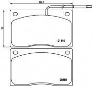 P68012 BREMBO - KLOCKI HAM. RENAULT MASTER I 