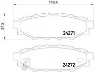 P78020 BREMBO - KLOCKI HAM. SUBARU LEGACY 03- 