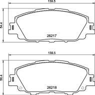 P83175 BREMBO - KLOCKI HAMULC. TOYOTA YARIS CROSS 20- BREMBO