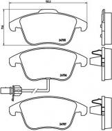 P85113X BREMBO -  KLOCKI HAMULCOWE XTRA PRZOD 