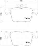 P85124X BREMBO -  KLOCKI HAMULCOWE XTRA TYL 