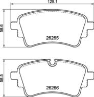 P85186 BREMBO - KLOCKI HAMULC. AUDI A6 19- TYŁ BREMBO 