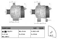 DAN1066 DENSO - Alternator Prąd ładowania [A]: 120 , GIULIETTA (940) 2.0 JTDM