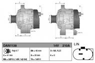 DAN1138 DENSO - Alternator Prąd ładowania [A]: 210, 5 (F10, F11) (10-), 5 Gran Turismo