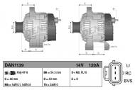 DAN1139 DENSO - Alternator 120A , FOCUS II (09-12)  C-MAX I (09-10) 1.6 TDCI