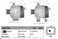 DAN1325 DENSO - Alternator Prąd ładowania [A]: 150, C-ELYSEE 1.2 VTi, 301 1.2 VTi, 308