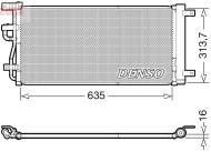 DCN15007 DENSO - CHŁODNICA KLIMATYZACJI Z OSUSZACZEM CHEVROLET DENSO