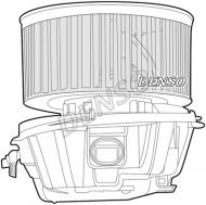 DEA07008 DENSO - Wentylator wnętrza C2 (03-), C3 I (02-), C3 II (09-), C3 Pluriel (03-), 1007 (0